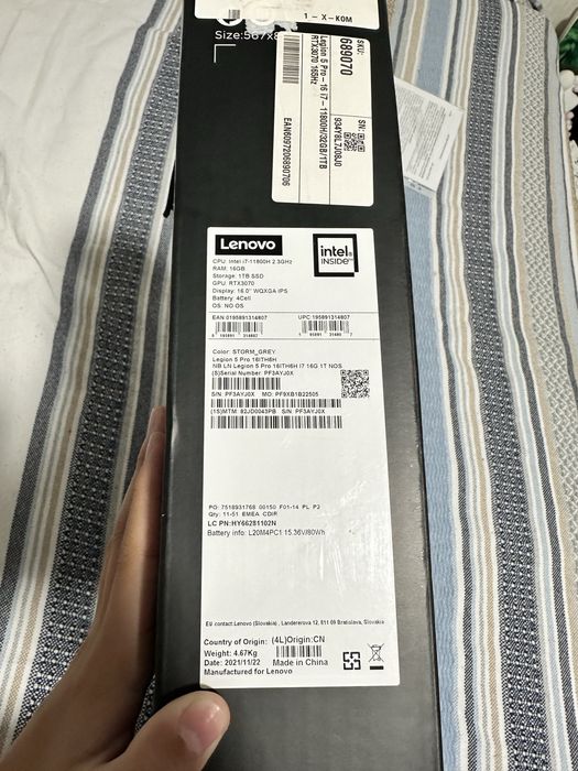 Игровой  ноутбук Lenovo legion 5 Pro