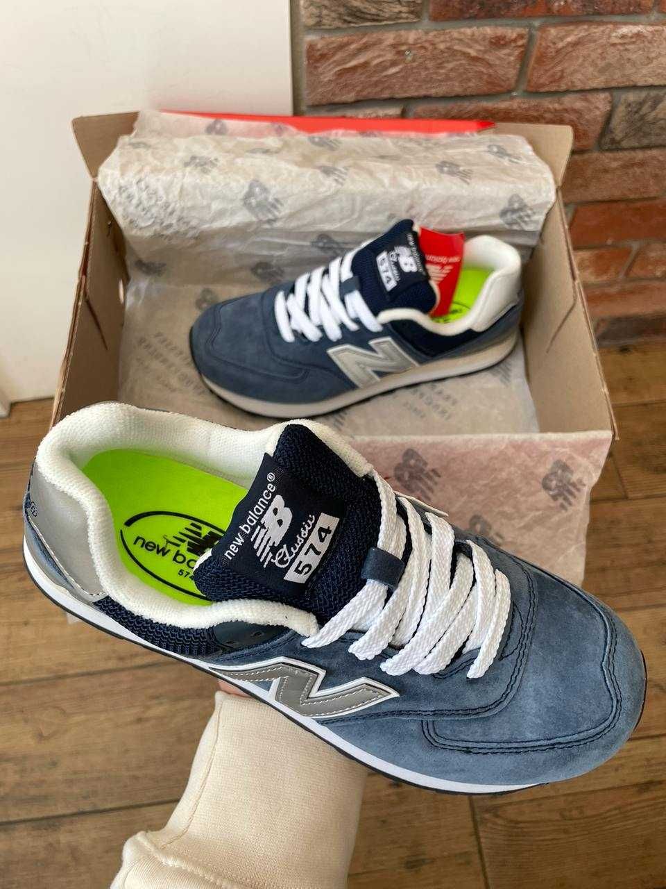 !SALE! New Balance 574 Blue/Grey 36 37 38 39 40 41 42 43 44 45 46 nb