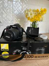 Фотоапарат Nikon D3100 18-55mm стан нового