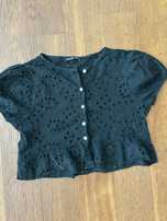 ażurowa bluzka top boohoo