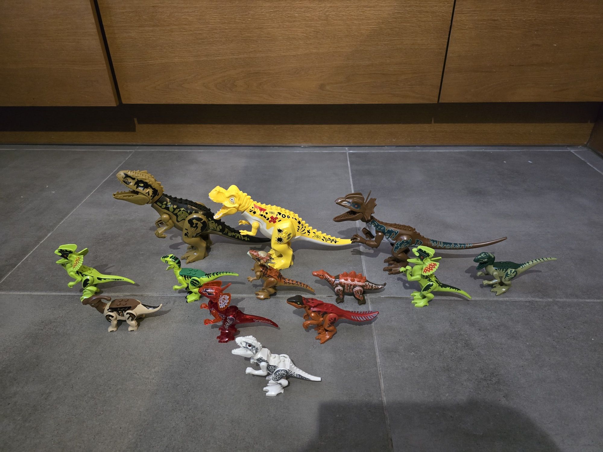 Zestaw dinozaurów jurassic world kompatybilny z Lego