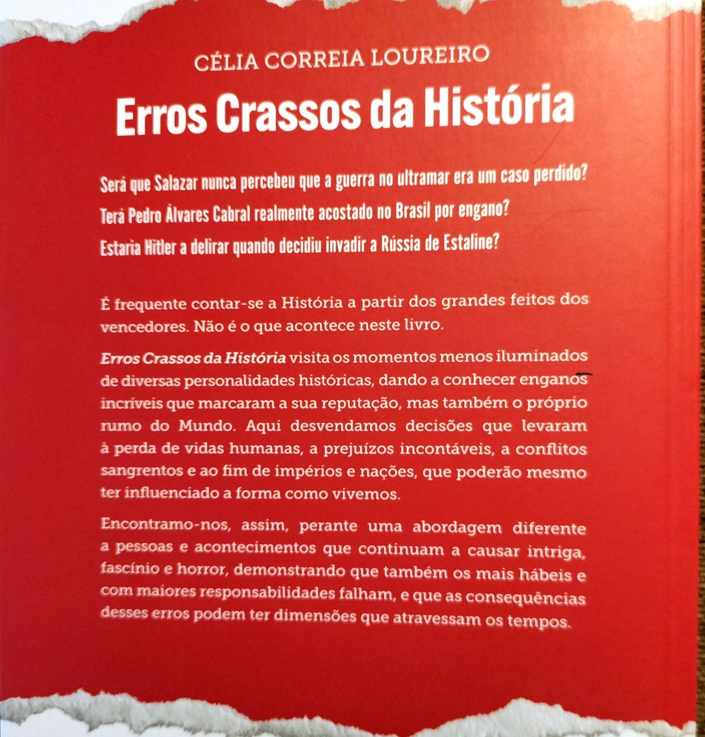 Erros crassos da história de Célia Correia Loureiro