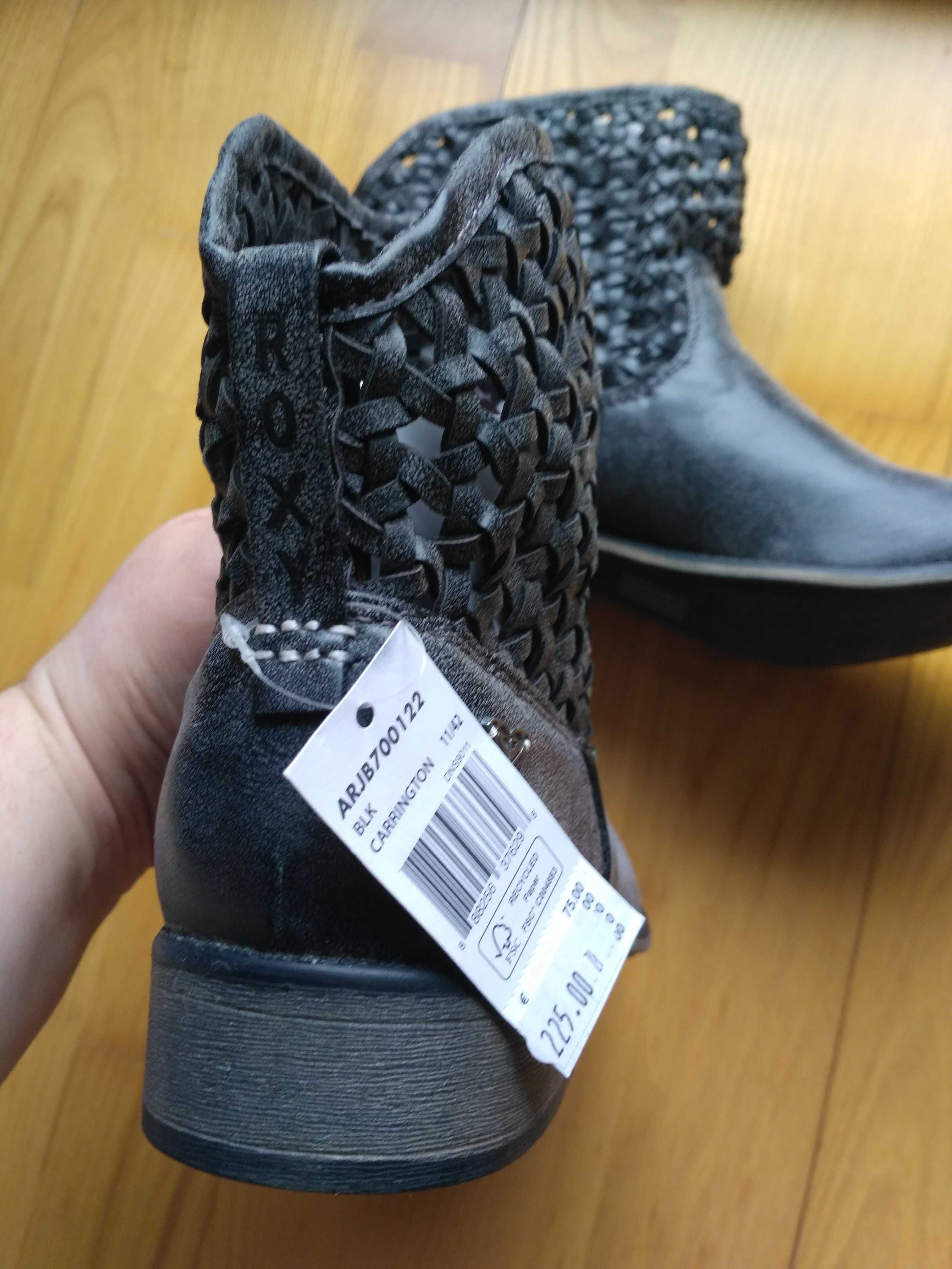 Nowe botki damskie szare popiel 42 roxy buty na wiosnę na jesień