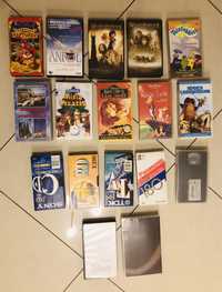 Zestaw 17 kaset VHS bajki i filmy