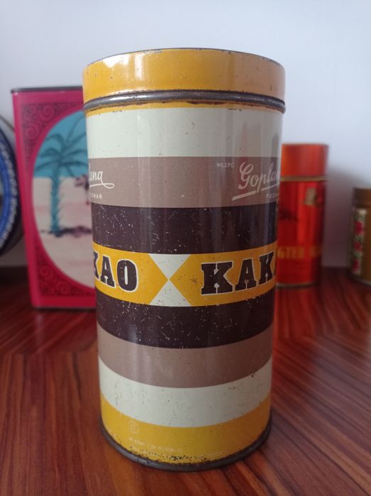 Stara PUSZKA Kakao GOPLANA Poznań 1971 prawdziwy PRL