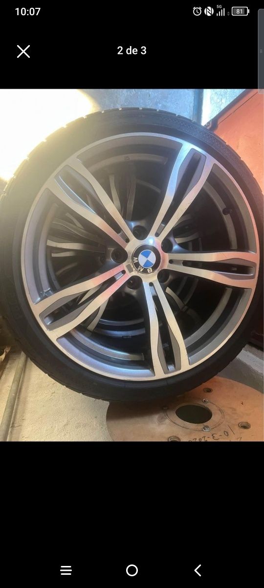 Vende ou troco Jantes 19 bmw c pneus