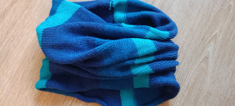 NOWY komin z wełny z alpaki hand made