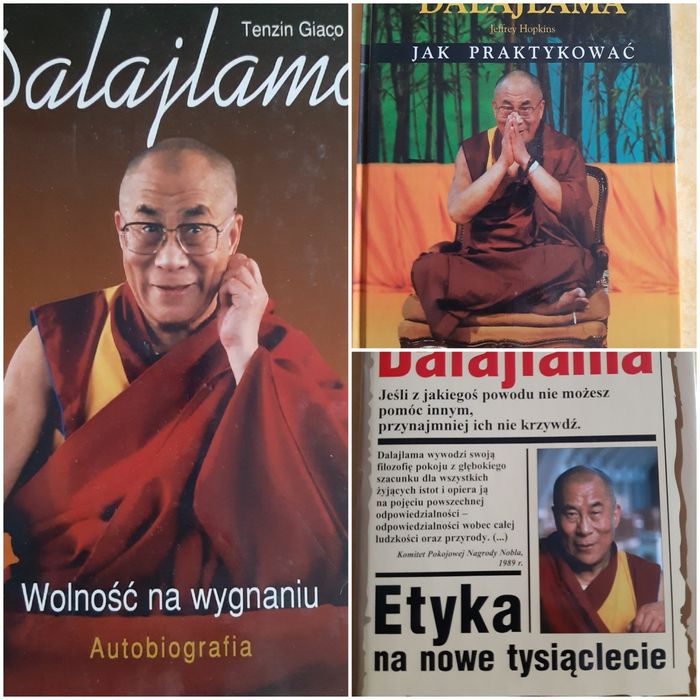 Książki Dalajlama, Wolnosc na wygnaniu, Jak praktykowac, Etyka na nowe