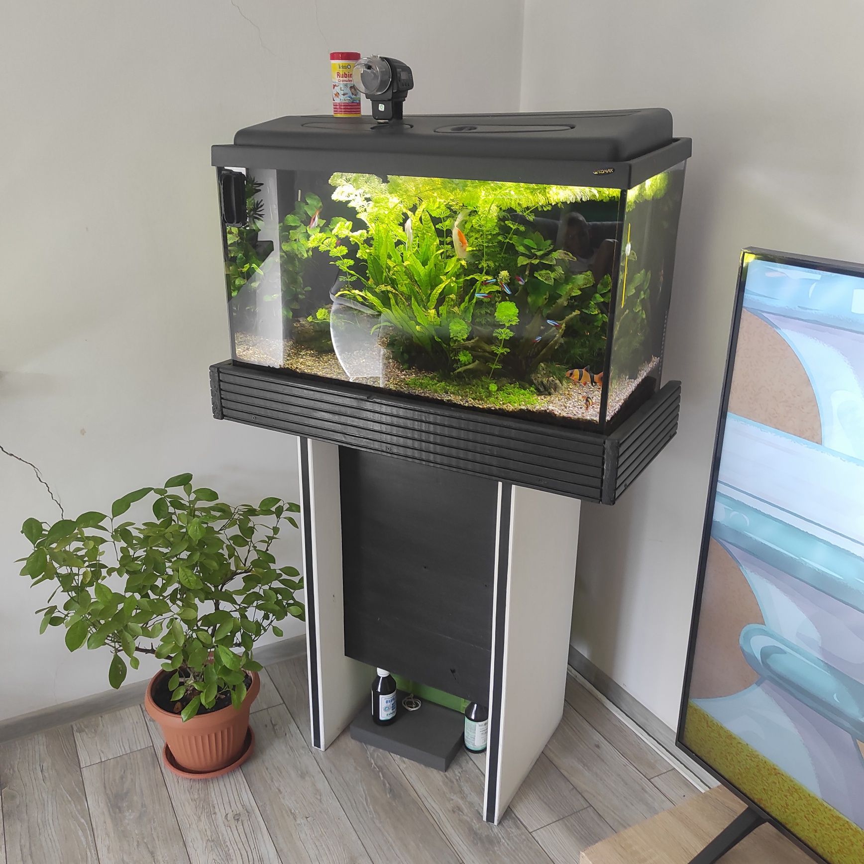 Akwarium 135l zestaw