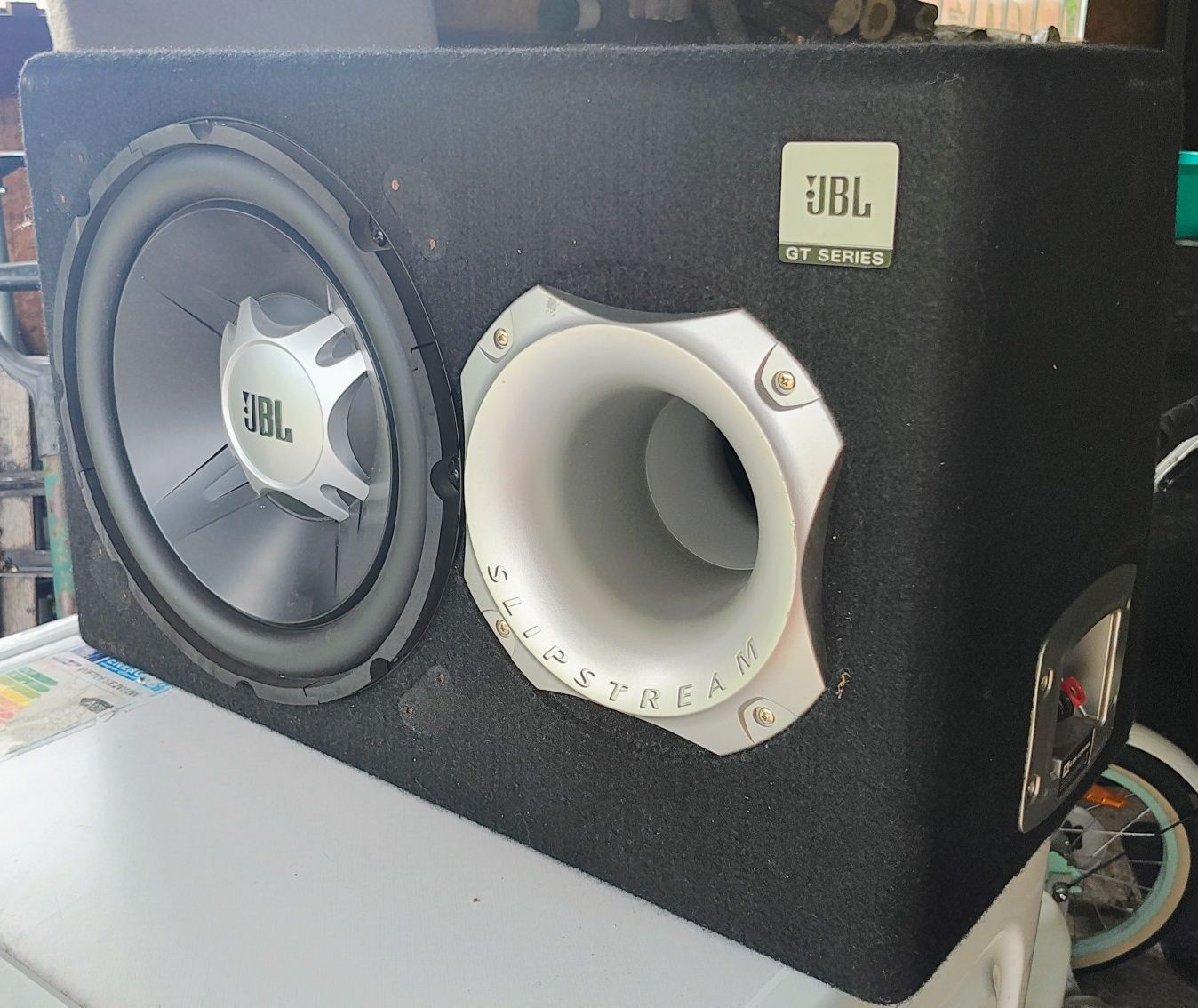 JVC wzmacniacz + tuba JBL