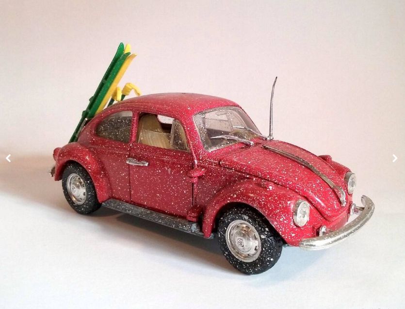 Vw Beetle/Carochas, Polistil - escala 1/24 SEM CAIXA