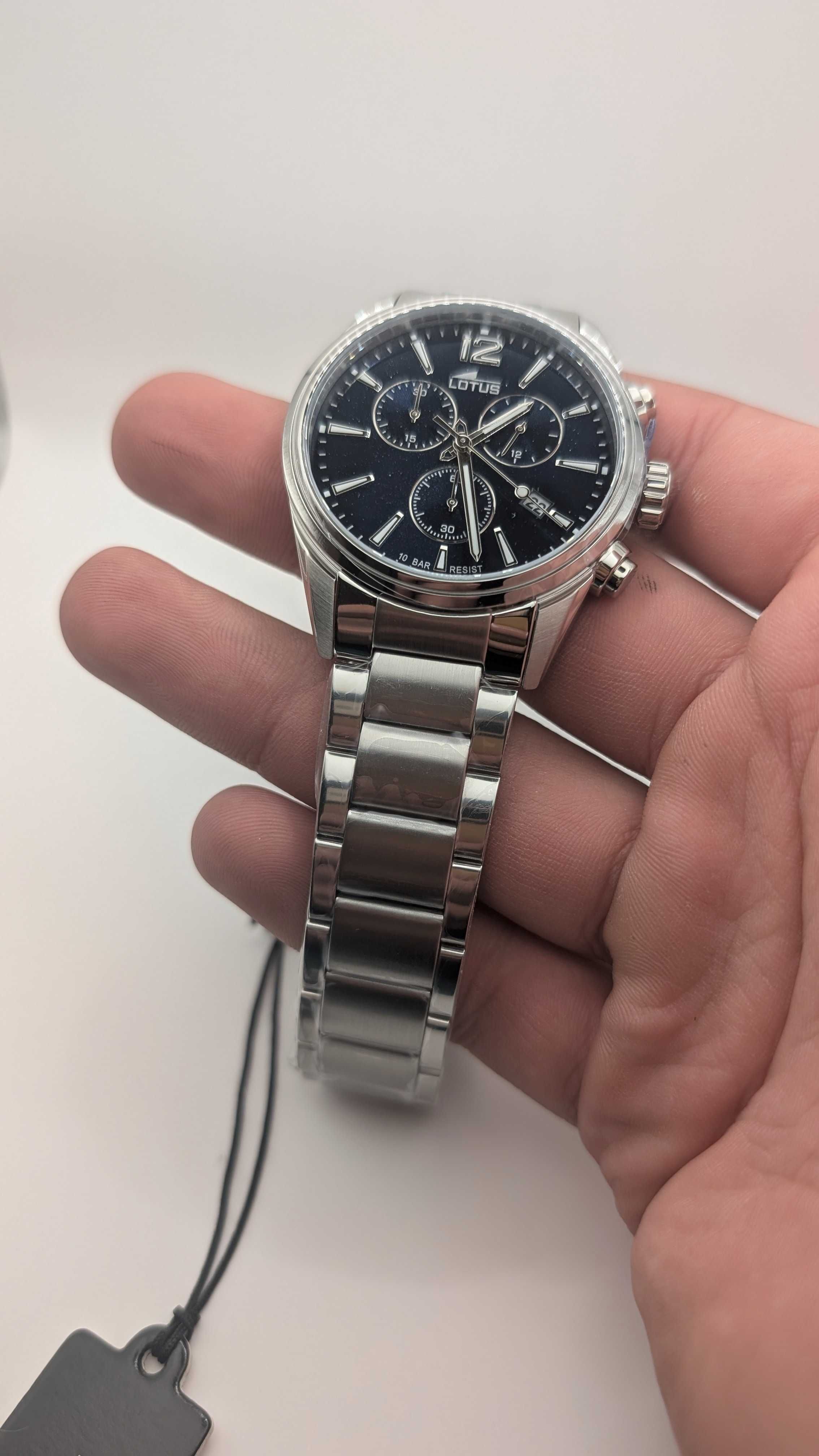Zegarek męski Lotus 18690/1 Chronograph, idealny stan