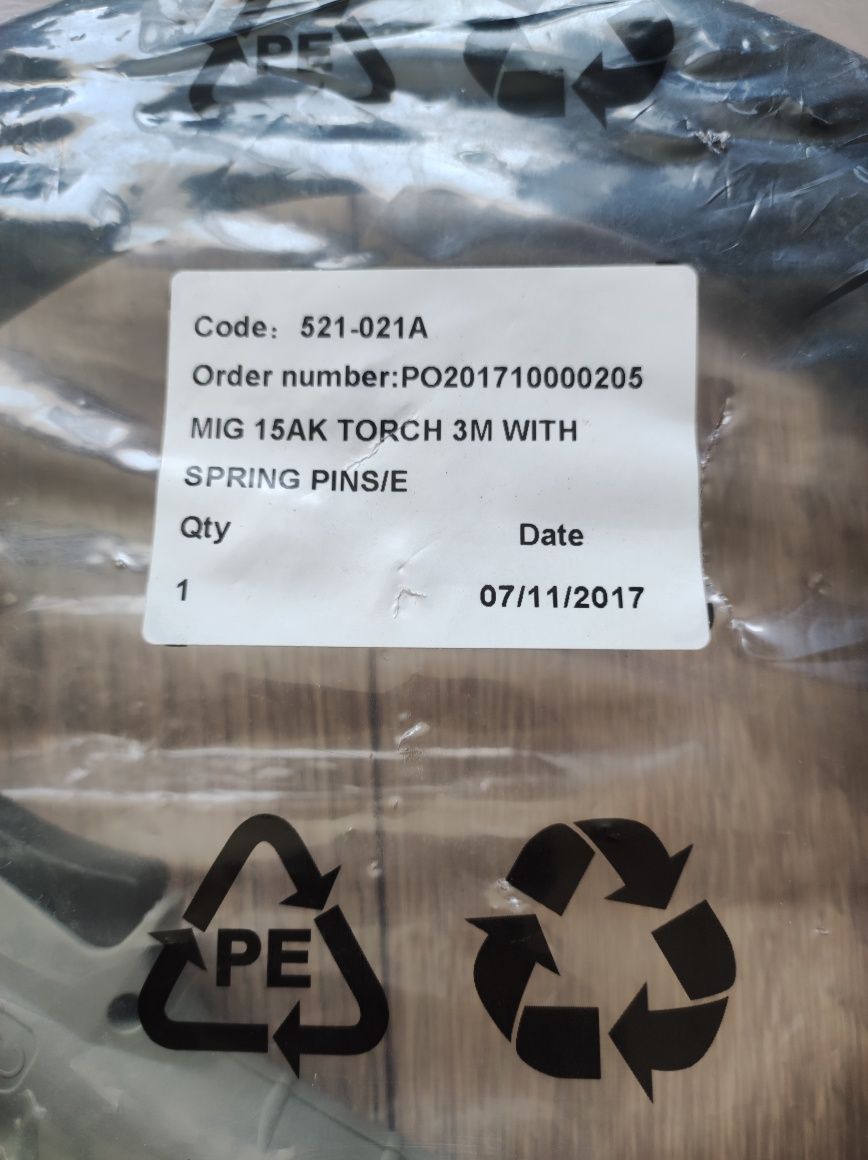 Рукав напіватомата 15ak mig torch 3M