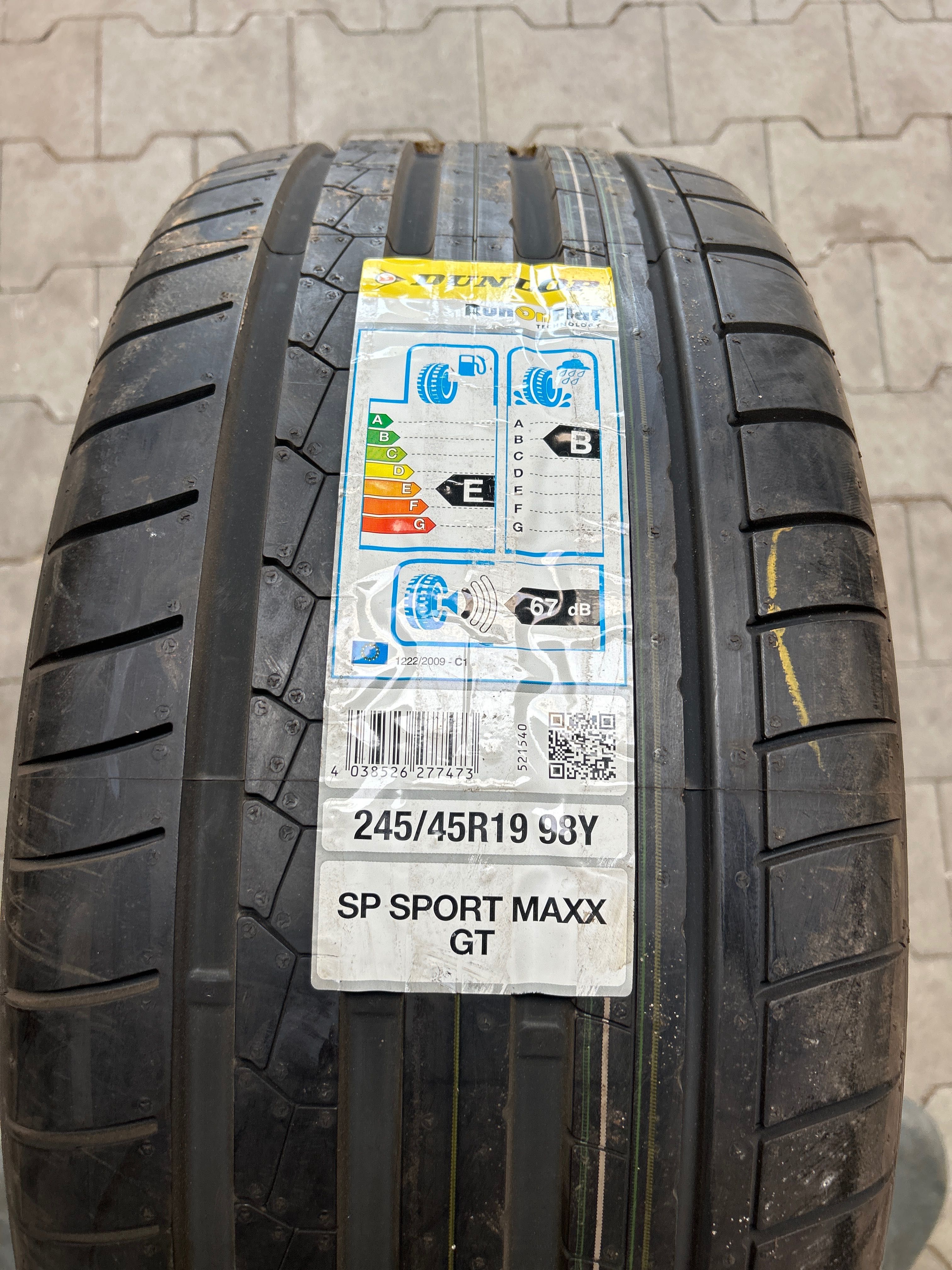 Dunlop Sp Sport Maxx Gt DSST RSC 245/45/19 98Y