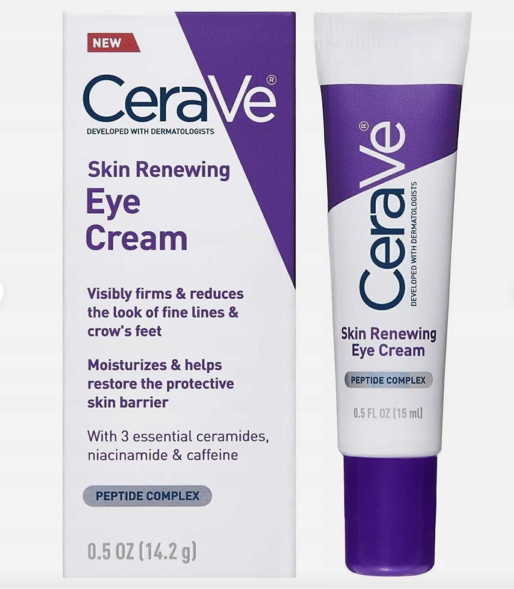 Cerave Krem pod oczy przeciwzmarszczkowy z kofeiną i hialuronem 15 ml