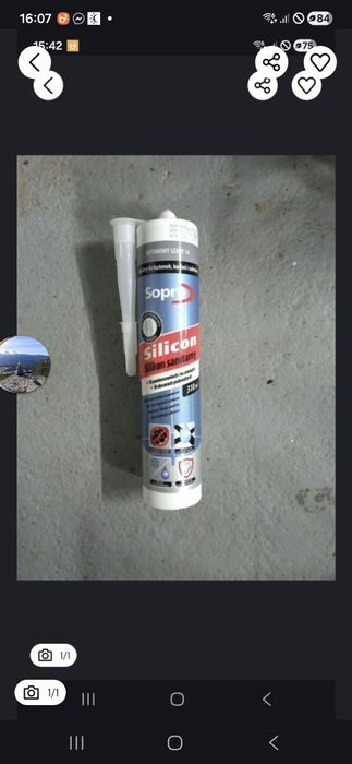 Sylikony szary cena za 2 sztuki.