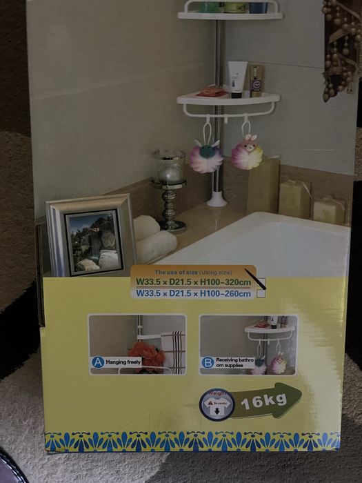 Полка, поличка в ванну кімнату,