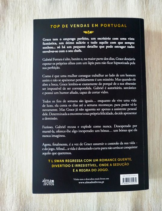 Livro " O Bónus " TL Swan