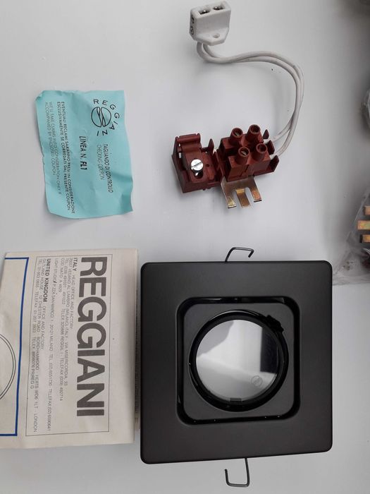 Oprawa sufitowa Reggiani aluminiowa 5szt.