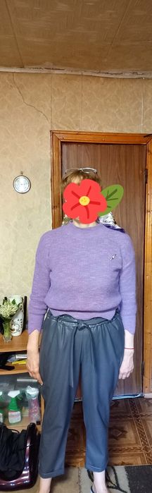 2 види жіночих капрі з екокожи та мікровельвету