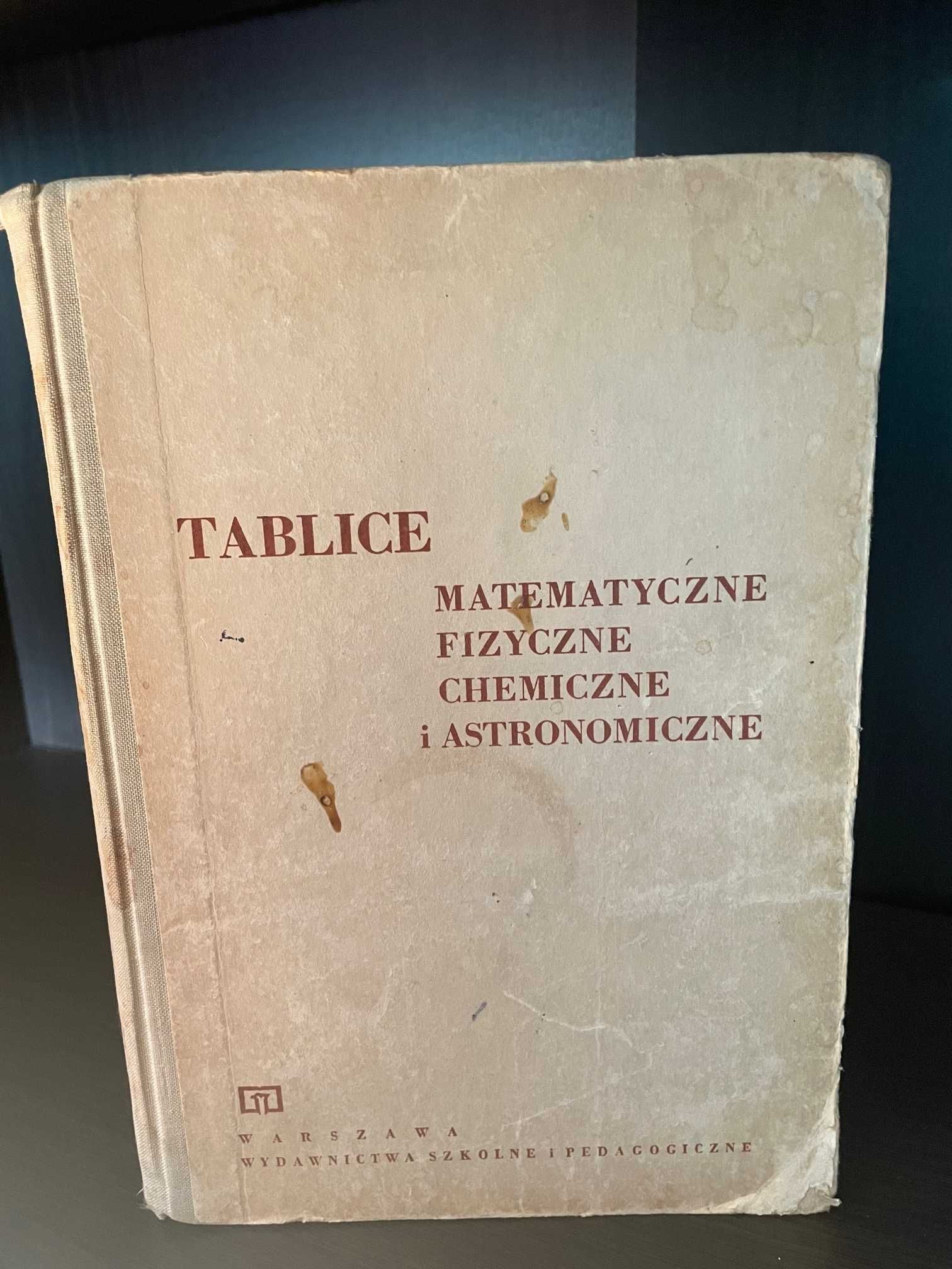 Tablice matematyczne, fizyczne, chemiczne i astronomiczne 1977