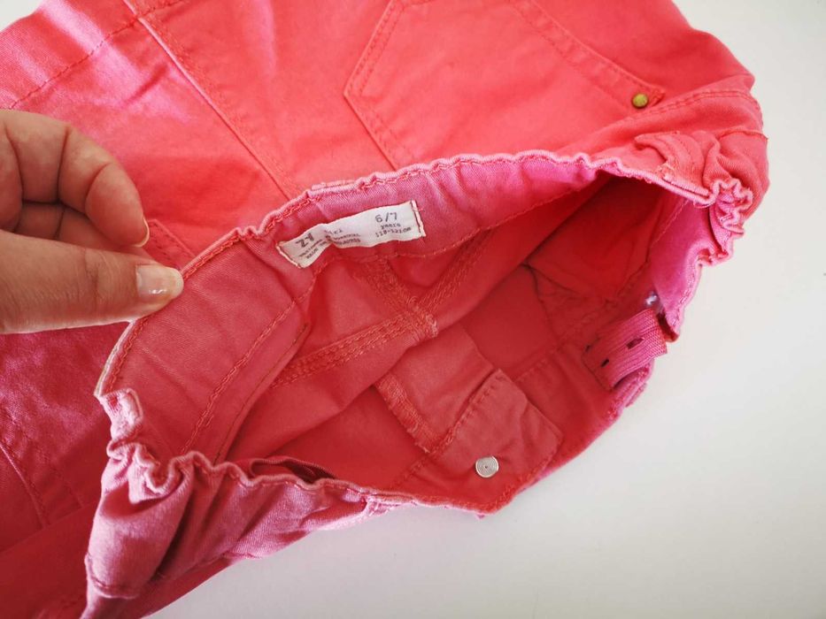 Saia ganga menina rosa - cintura ajustável - ZY - 6-7 anos