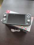 Nintendo switch lite nakładki kabel do ładowania  szare