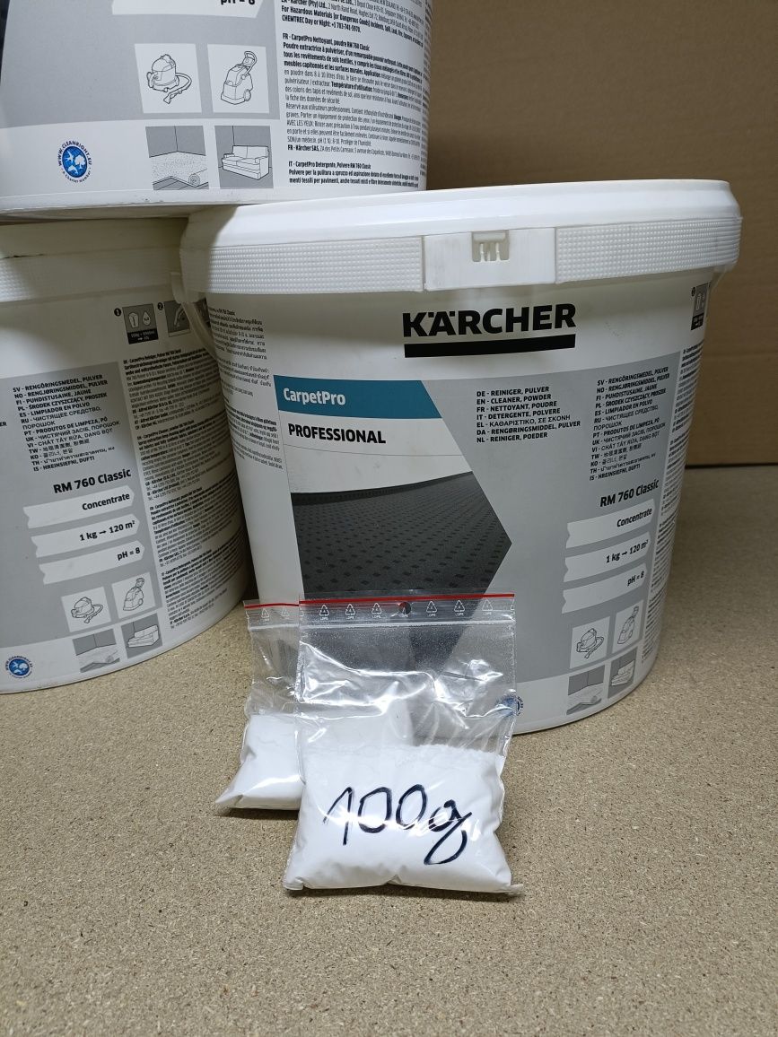 300g Proszek Karcher RM760 do prania dywanów wykładzin i tapicerki