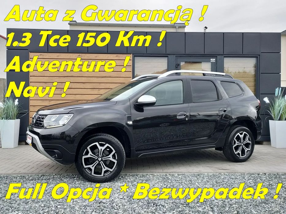 Dacia Duster Adventure*1.3Tce 150Km*Navi*Klimatronik*Kamera*Alu*Pdc*Gwarancja