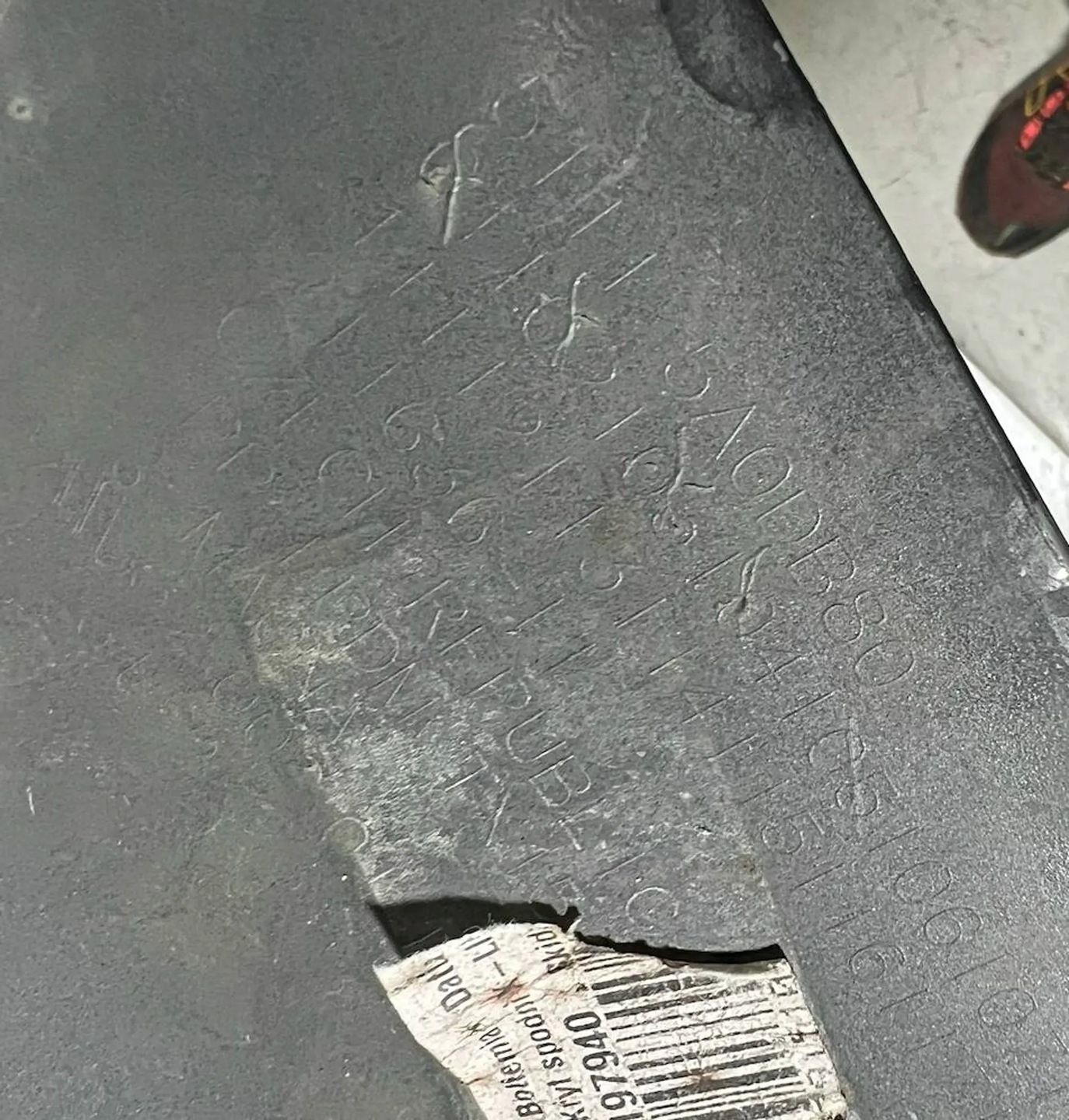 BMW X1 IX1 U11 x-line Spoiler dokładka Zderzak przód igła 5A0DB80