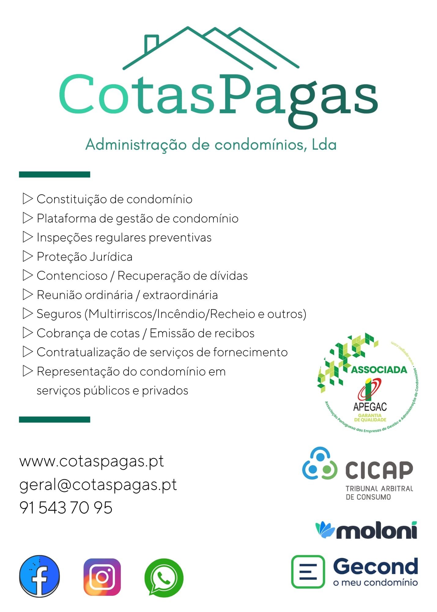 CotasPagas - Administração de Condomínios,  Lda