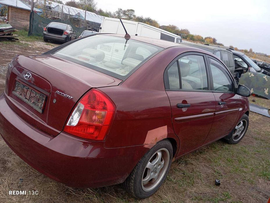 Разборка, Шрот HYUNDAI ACCENT 3 / Акцент 2006-2010рік