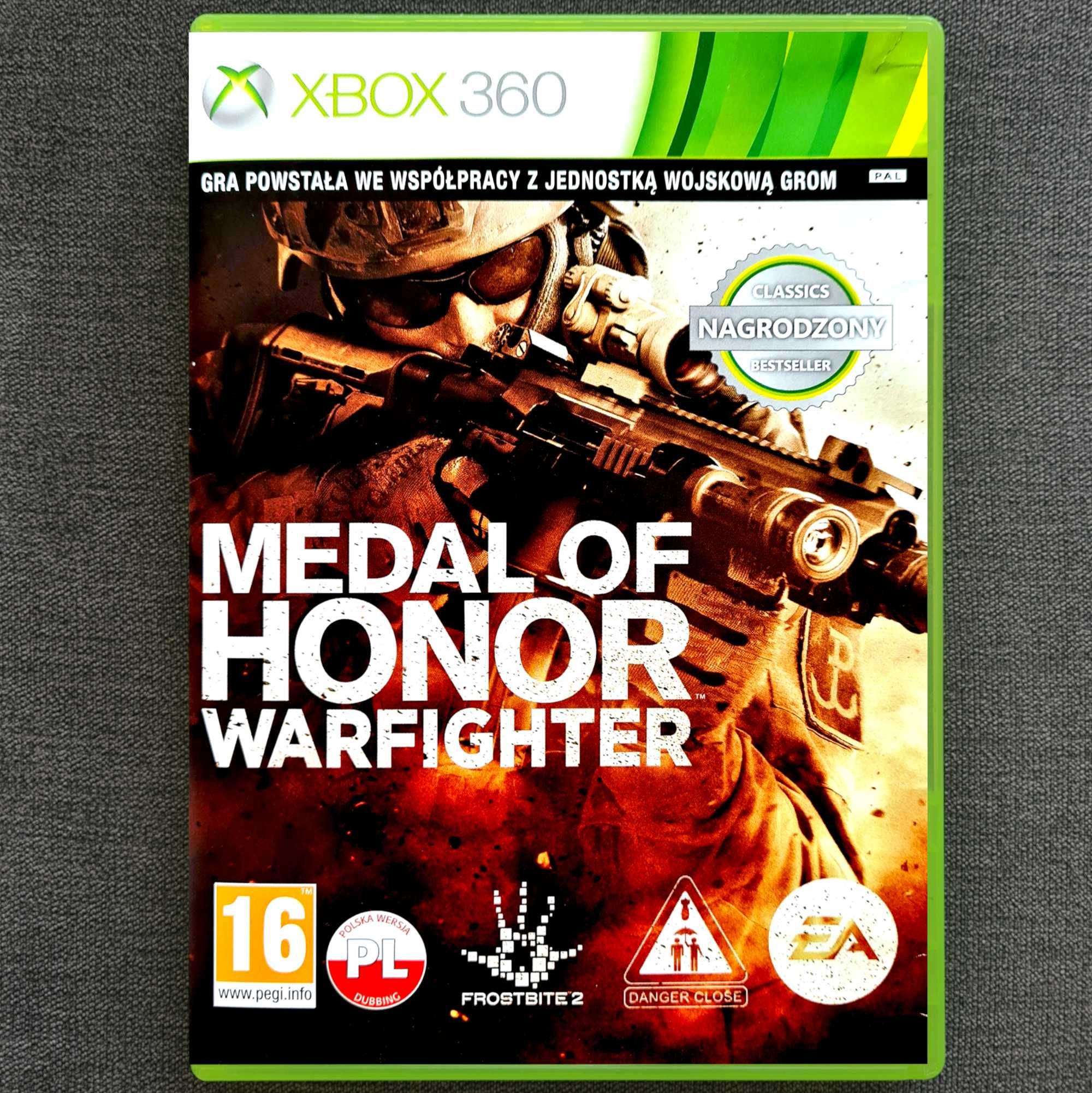 Medal of Honor Warfighter PL Xbox 360 Polski Język DUBBING Okładka