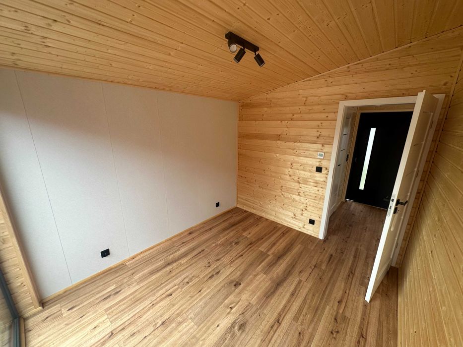 Domek modułowy całoroczny , letniskowy , 38m2 , Bez zezwoleń na budowę