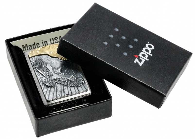 Zapalniczka Zippo Eagle Sun Fly 200.31.92 Orzeł lecący ku słońcu