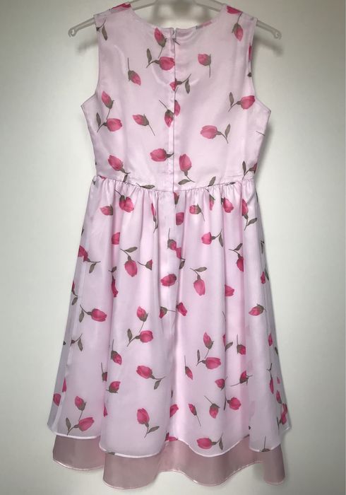 Sukienka komunijna ze sweterkiem