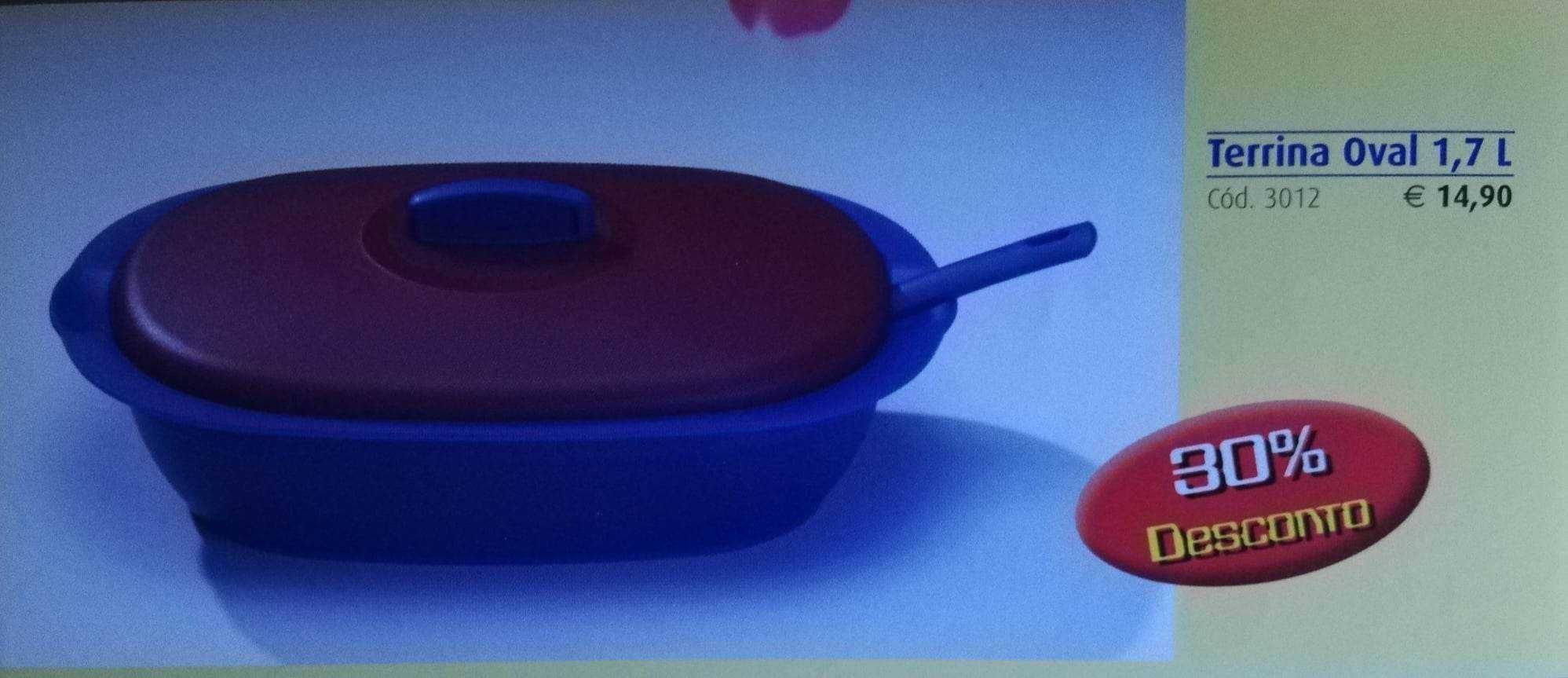 Artigos tupperware em promoção