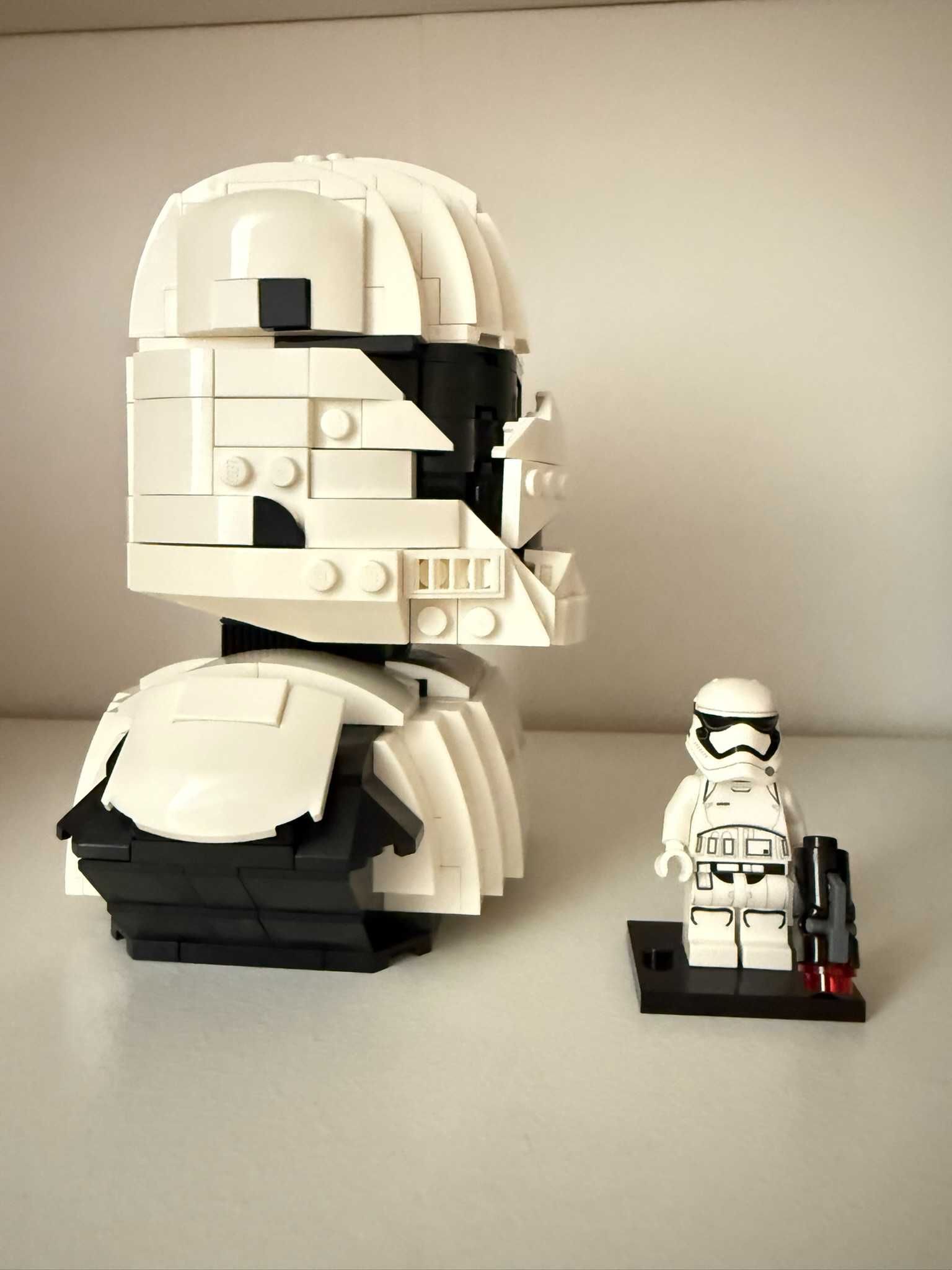 Lego First Order Stormtrooper Busto MOC