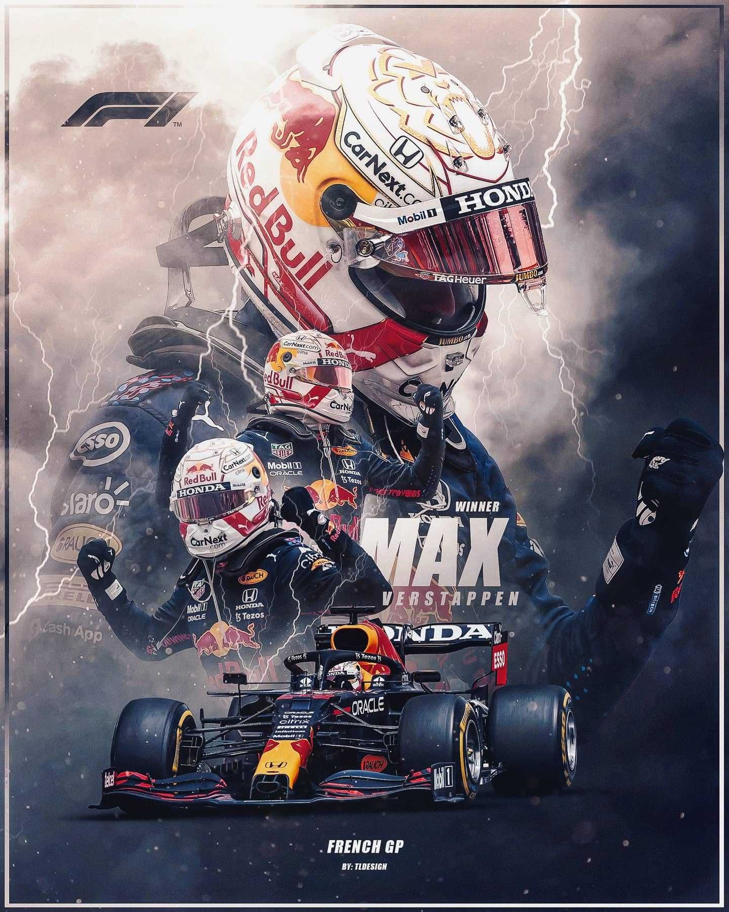 Plakat Obraz Max Verstappen Formula 1 F1 Prezent