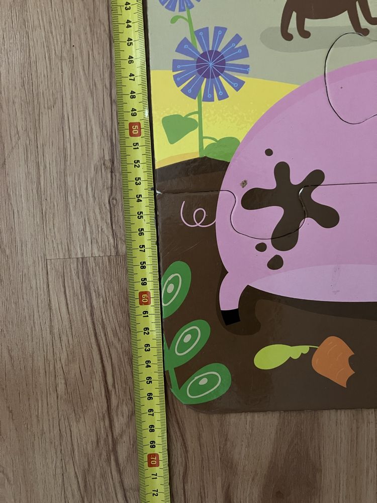 Mega puzzle dla dzieci farma