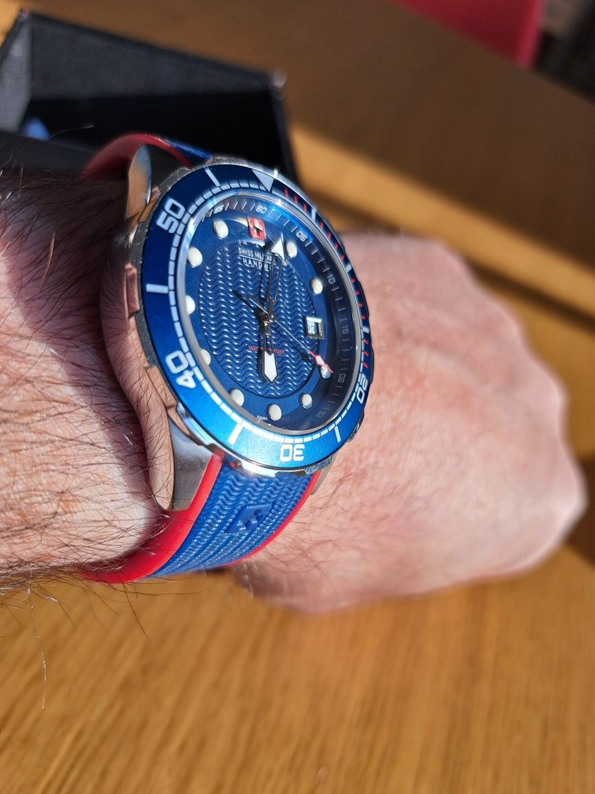 Zegarek męski na rękę HAWOWA swiss made model Neptun - szkło szafirowe
