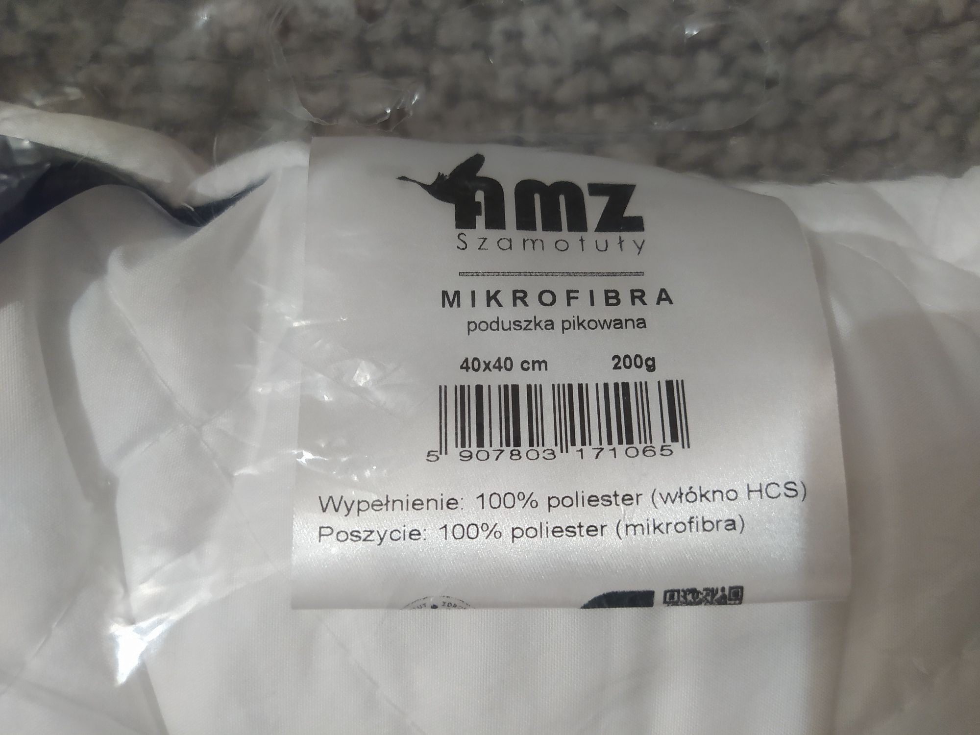 Poduszka 40 x 40 mikrofibra AMZ 2 sztuki