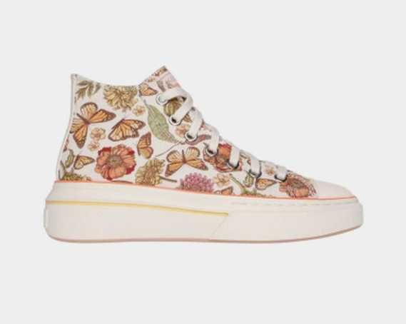 Оригінальні жіночі кросівки skechers / кросівки бежевого кольору