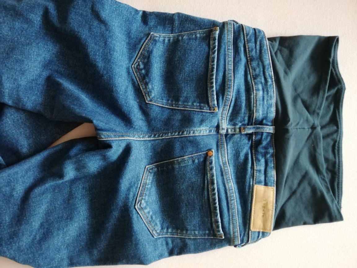 Jeansy ciążowe H&M, rozmiar 34