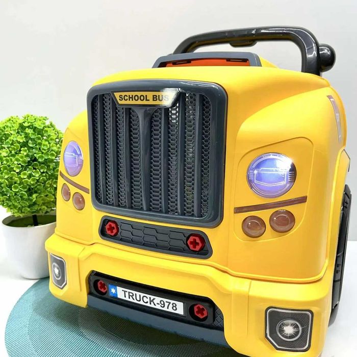 Машина-конструктор 59 деталей звук підсвічування  (D001-1) Розд/Дроп