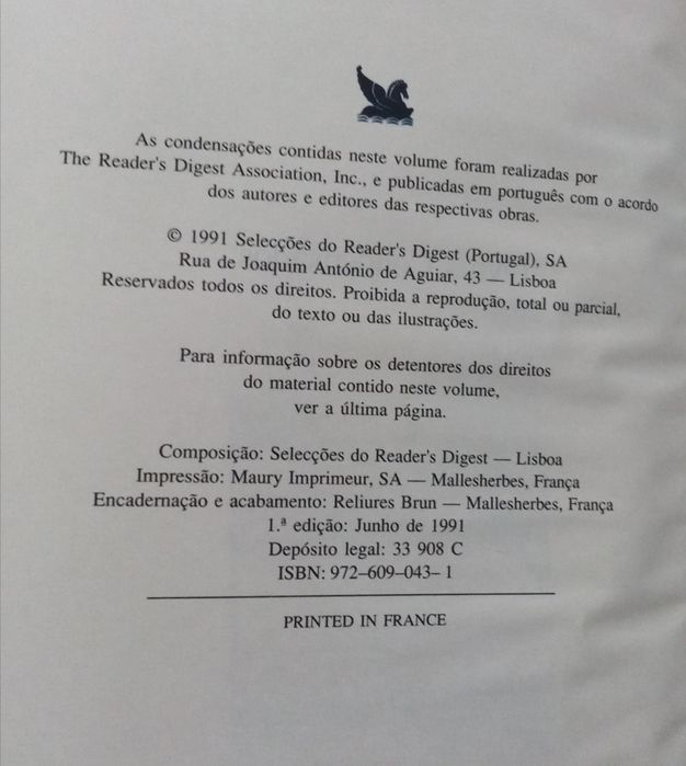 Selecções do Livro - (livros condensados) - 4 obras / 1 volume