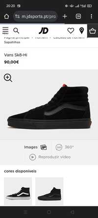 Vans preto novos