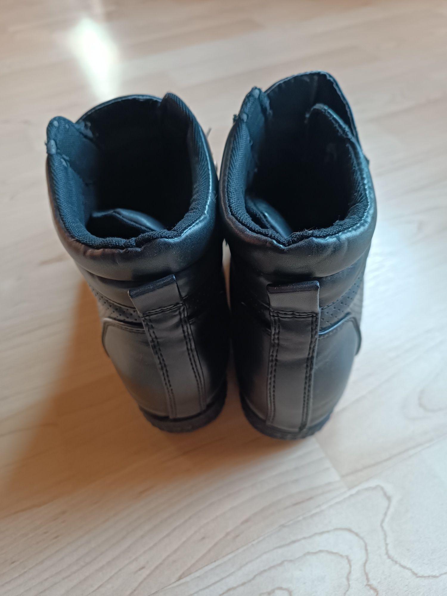 Buty damskie sneakersy czarne rozmiar 38