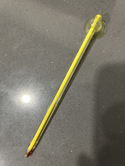 Termometro de vidro para aquario