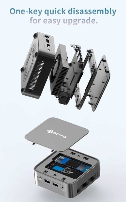 Міні ПК Soyo M4 Plus2 N150 16GB/512GB